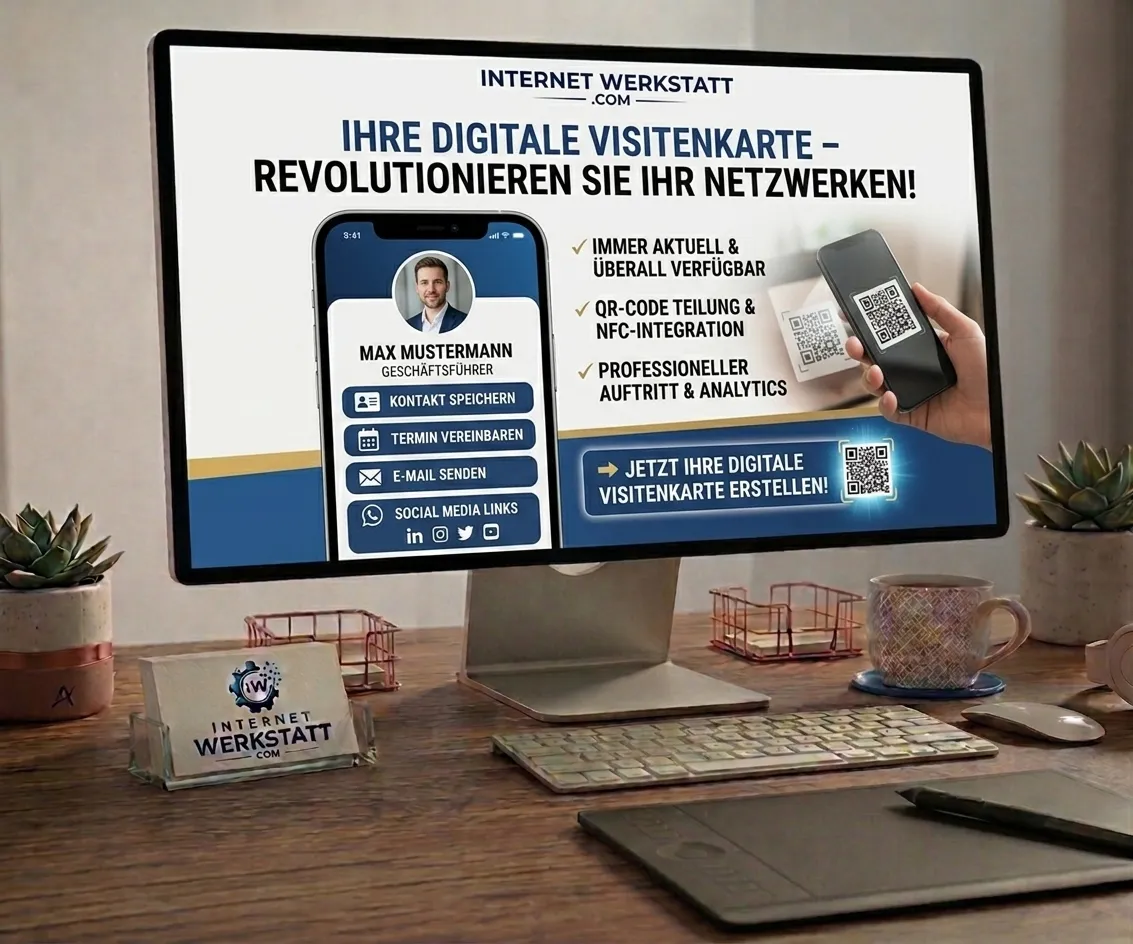 Digitale Visitenkarte – Online Visitenkarte für Unternehmen