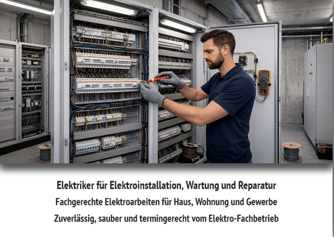 Muster Landingpage Elektriker