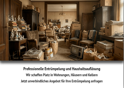 Muster Landingpage Haushaltauflösung