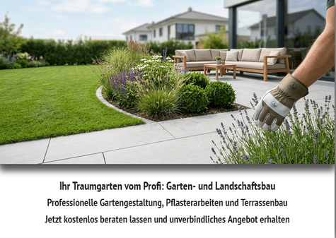 Muster Landingpage Garten- und Landschaftsbau
