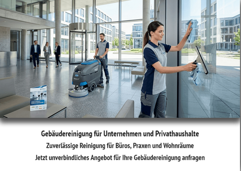 Muster Landingpage Gebäudereinigung