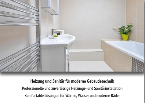 Muster Landingpage Heizung & Sanitär