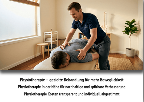 Muster Landingpage Physiotherapie