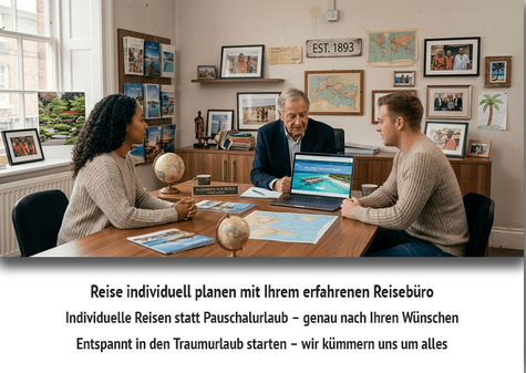 Muster Landingpage Reisebüro