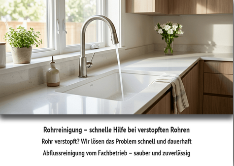 Muster Landingpage Rohrreinigung