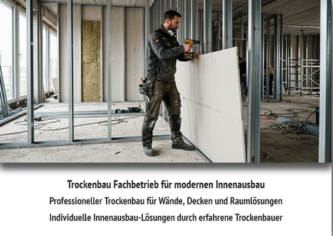 Muster Landingpage Trockenbau